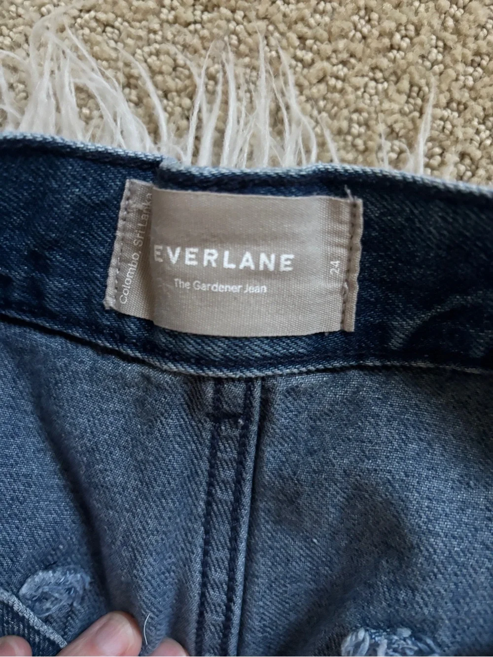 Everlane Way-High Gardener Cropped Jean 24 - Picture 2 of 3
